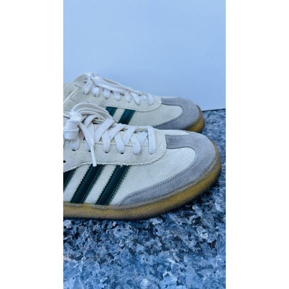 Size 11 Adidas Kith Clarks 8th Street Samba Chalk White Green ID 7297 main image 12